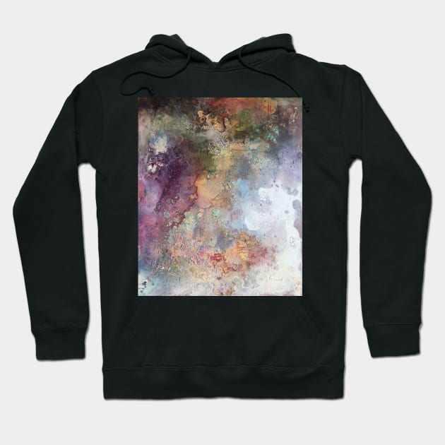 Abstract Watercolor Painting Hoodie by NJORDUR